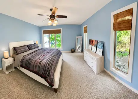Bedroom two with a king bed